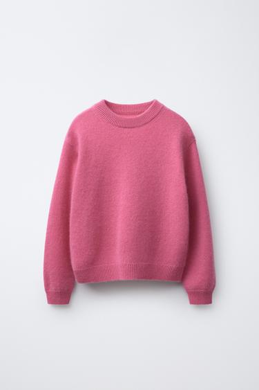 100% CASHMERE SWEATER - Bubble gum by Zara