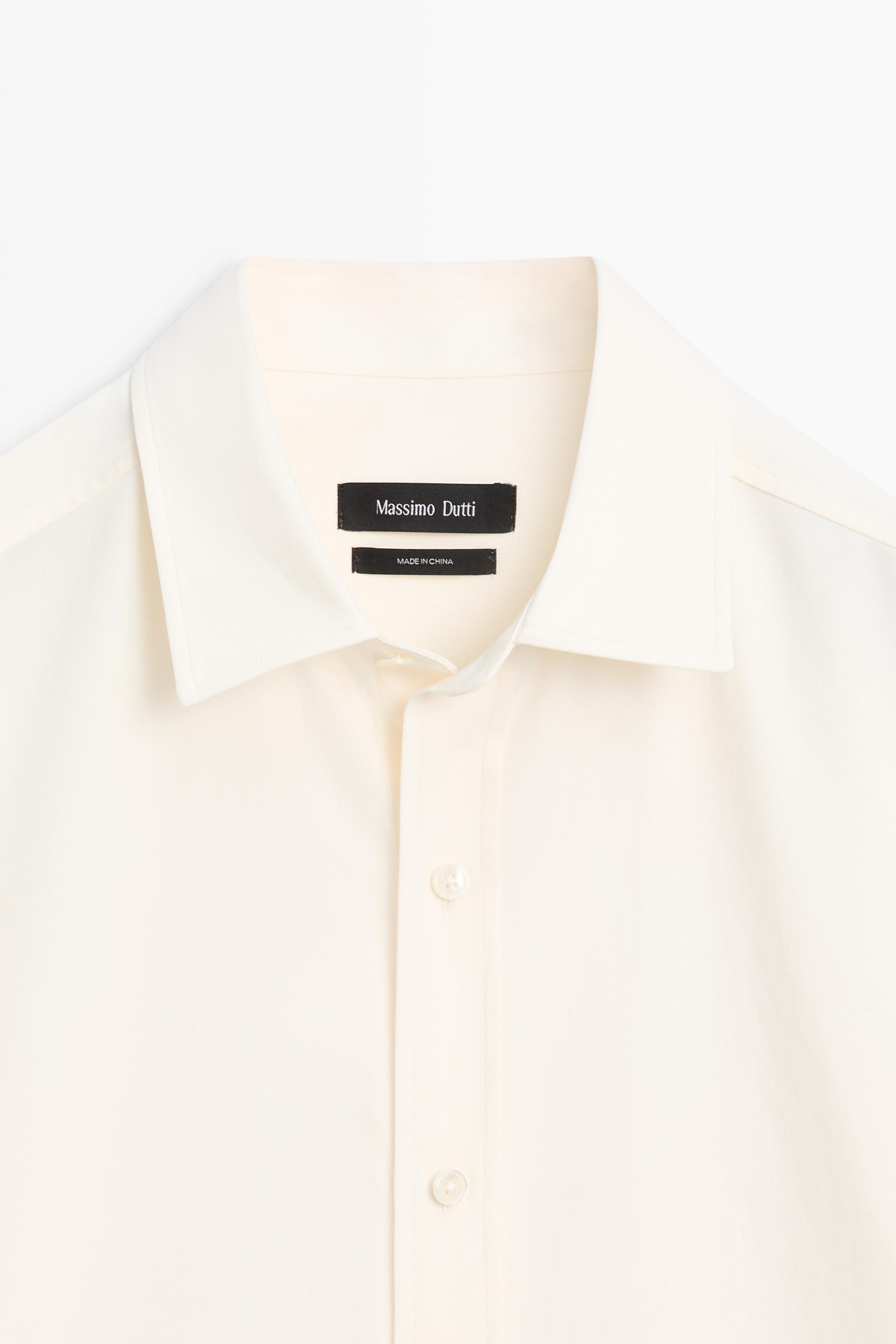 Cotton blend shirt