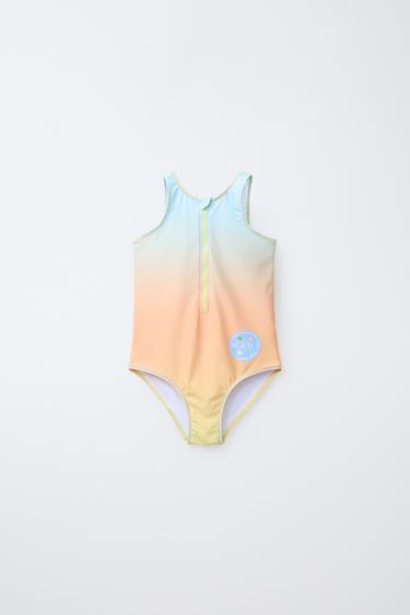 6-14 YEARS/ MAUI & SONS ® ZIP-UP SWIMSUIT - Orange by Zara