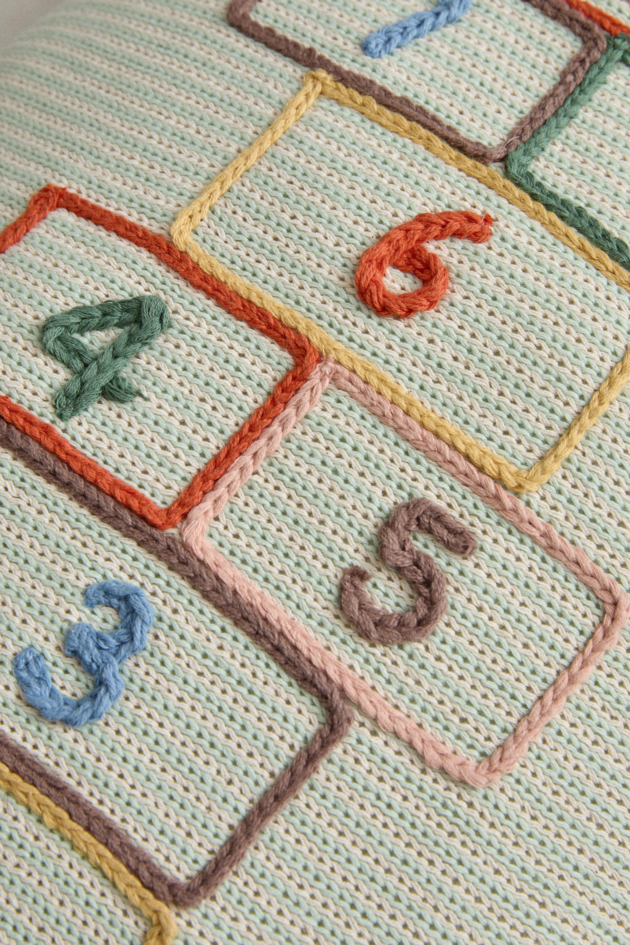 Zara KIDS’ COTTON HOPSCOTCH CUSHION — фото 4