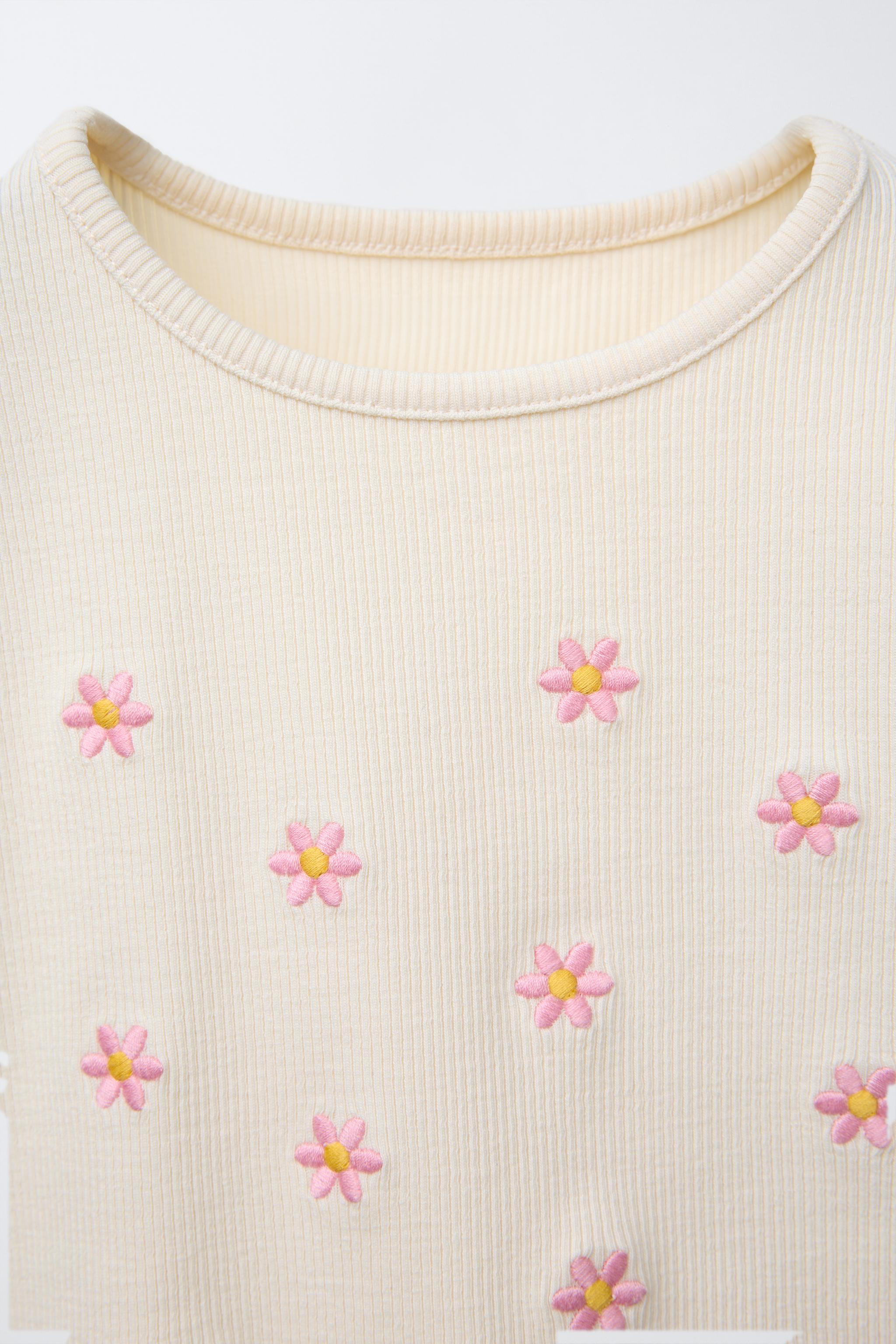 トップス tyn.TGOR Flower embroidery shirt Multicolour Embroidered Floral Tshirt | WHISTLES | Whistles US |