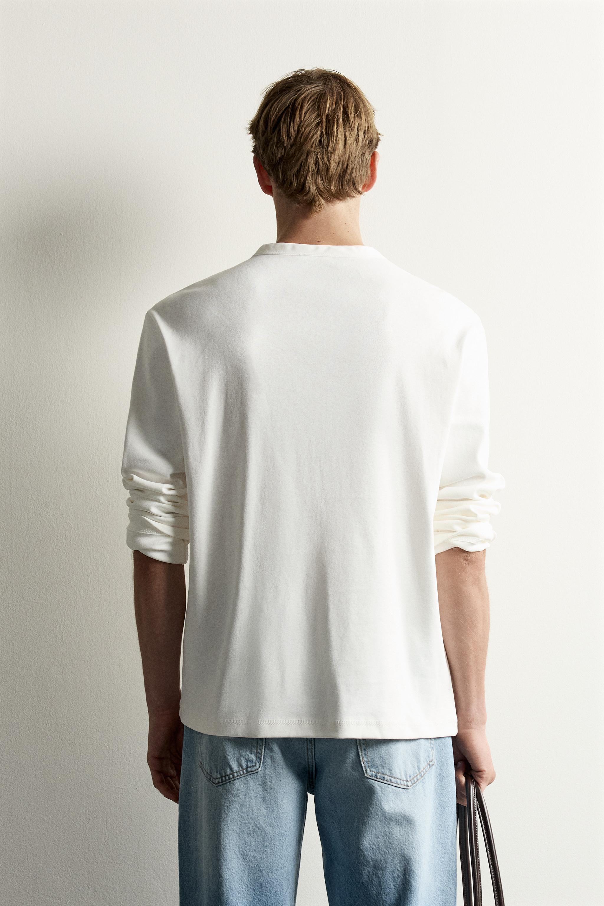 RELAXED FIT HENLEY T-SHIRT