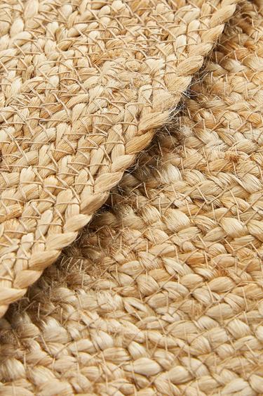 ROUND JUTE RUG - Light beige by Zara - Image 1