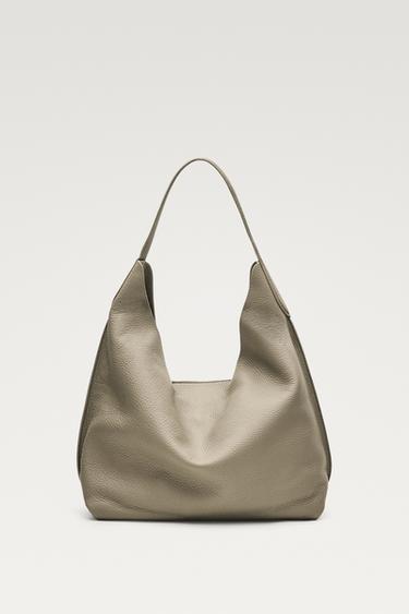 Medium nappa leather shoulder bag — Black gold 3