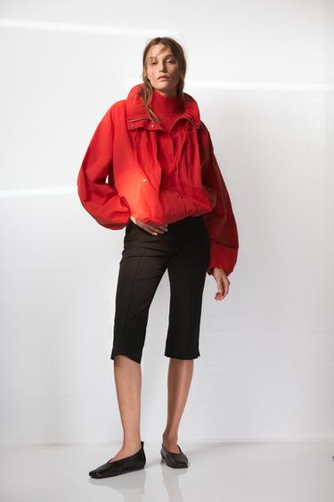 PANTALÓN CAPRI ZW COLLECTION - Negro de Zara