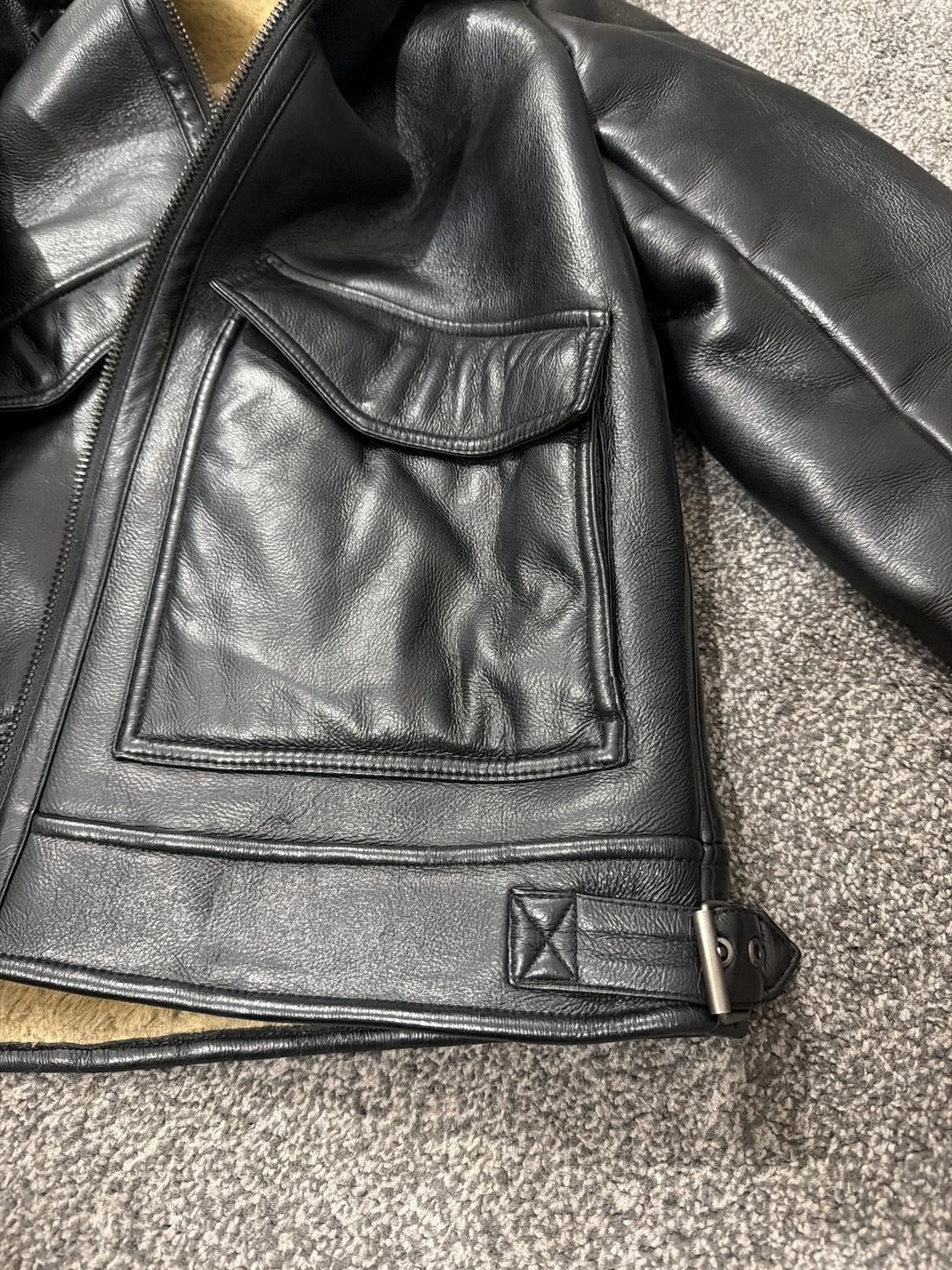 DOUBLE-FACED FAUX LEATHER JACKET - Image 4