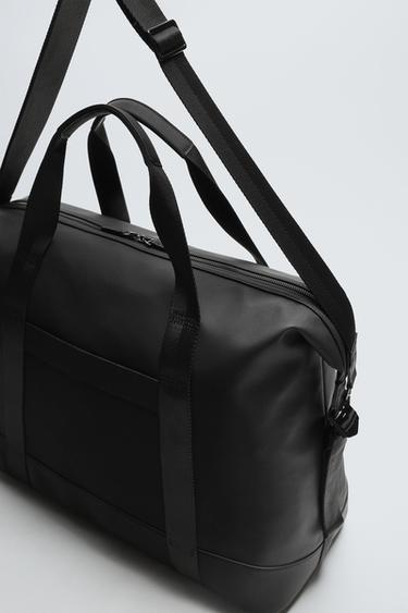 GUMMIERTE REISETASCHE - Schwarz von Zara