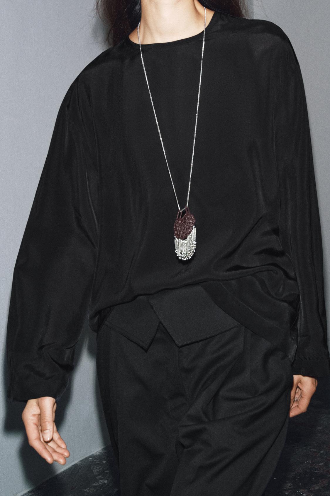 V-Neck Hardware One-Piece Swimsuit