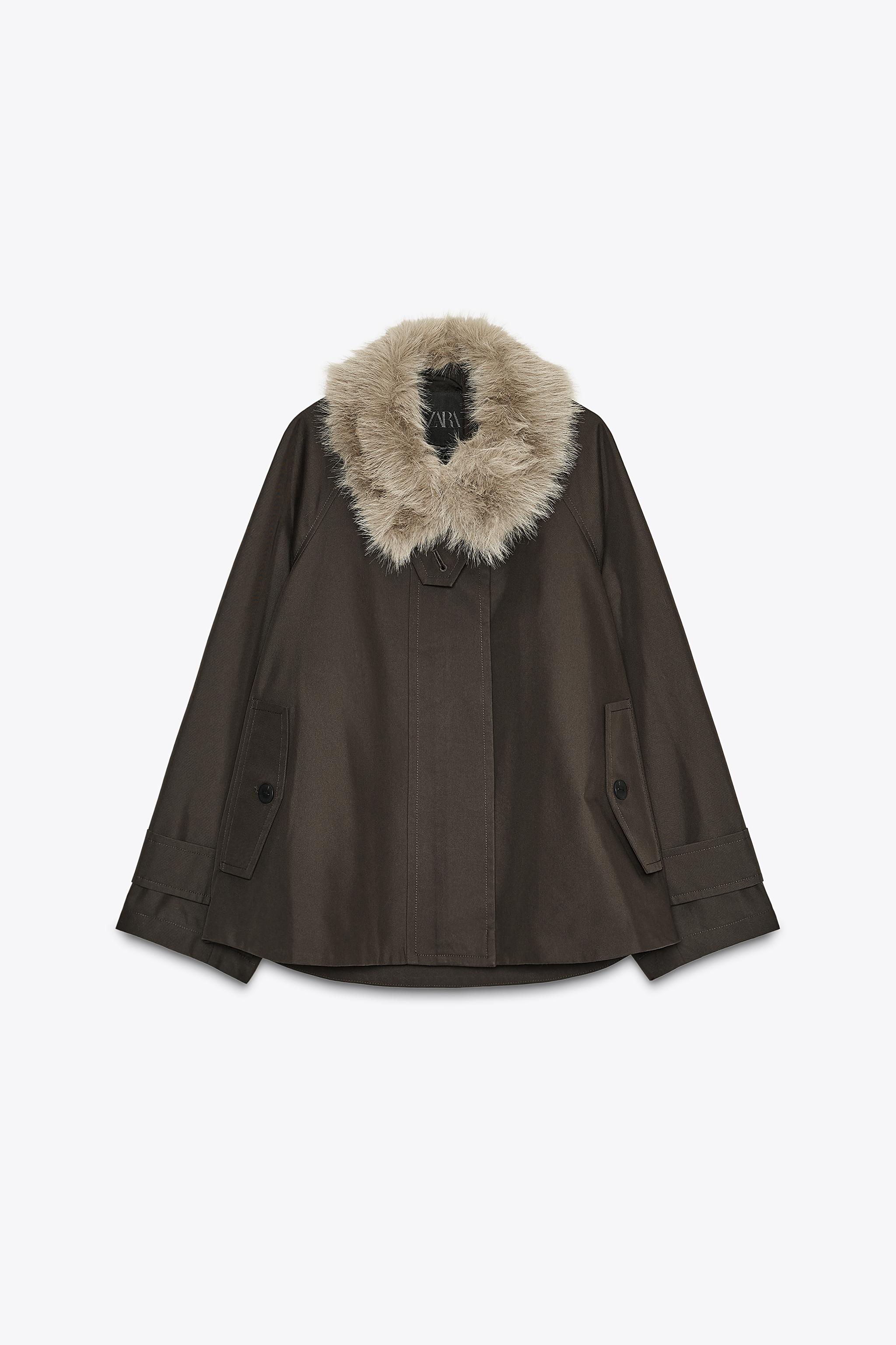 WATER REPELLENT JACKET ZW COLLECTION - Chocolate | ZARA United States