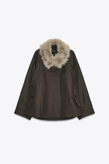 Zaras PARKAS WATER REPELLENT ZW COLLECTION - Choklad