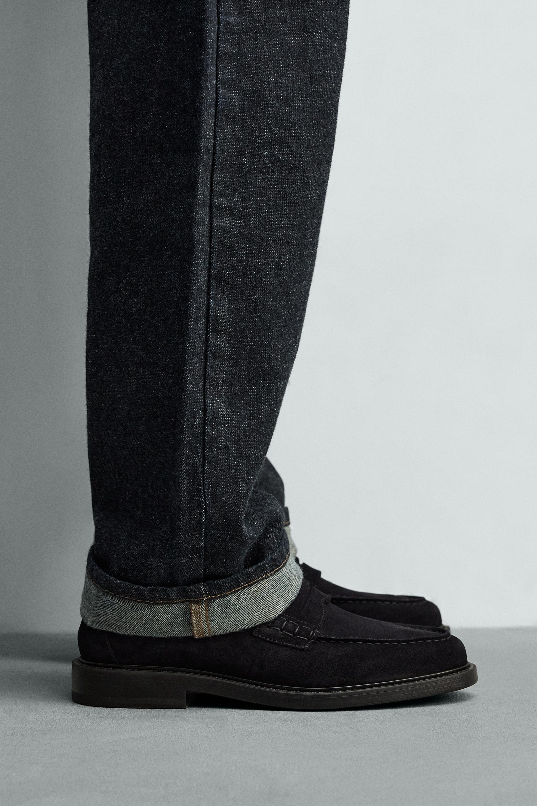 LEATHER PENNY LOAFERS