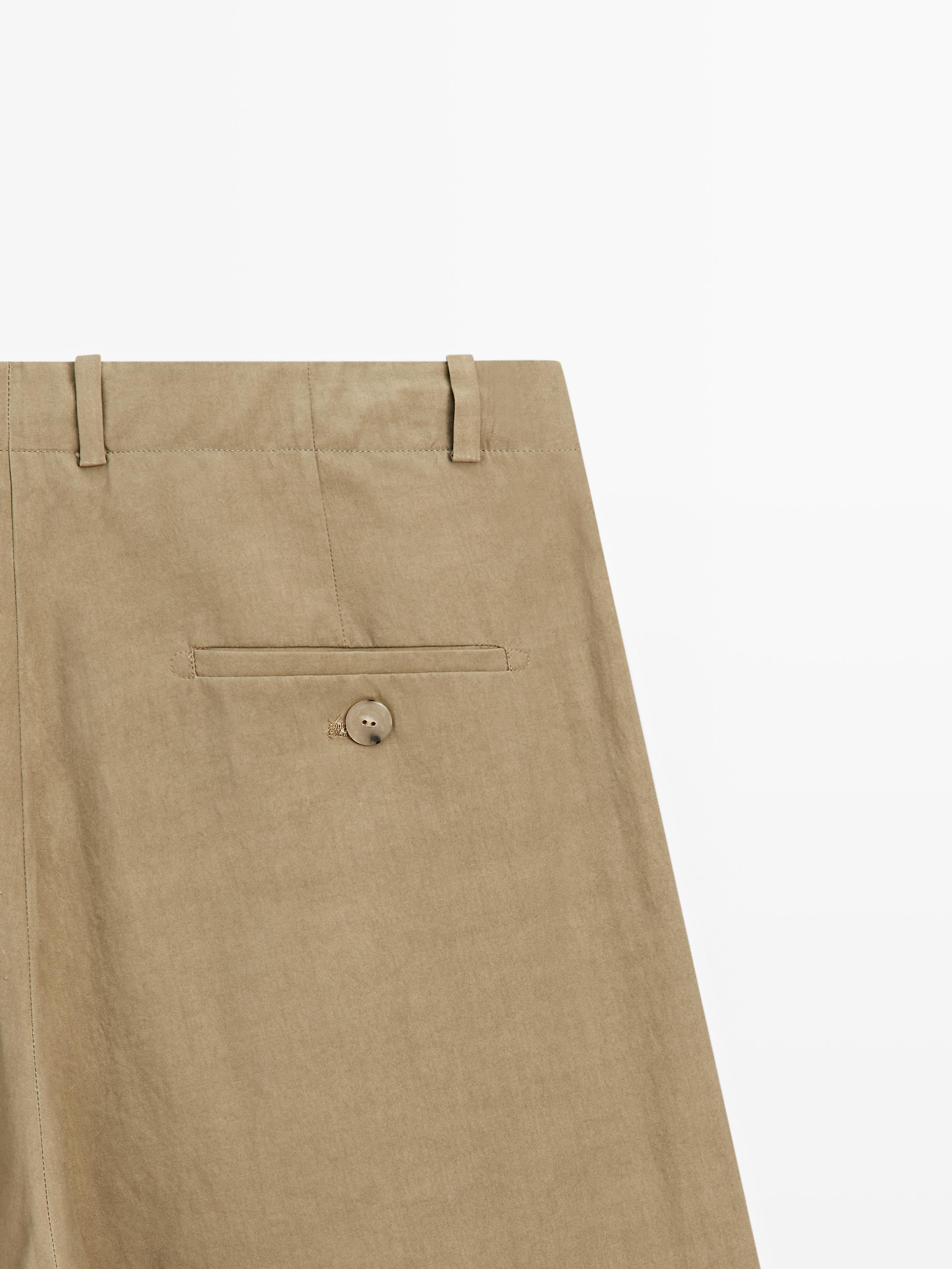 Bermuda shorts with crossover fastening - STUDIO