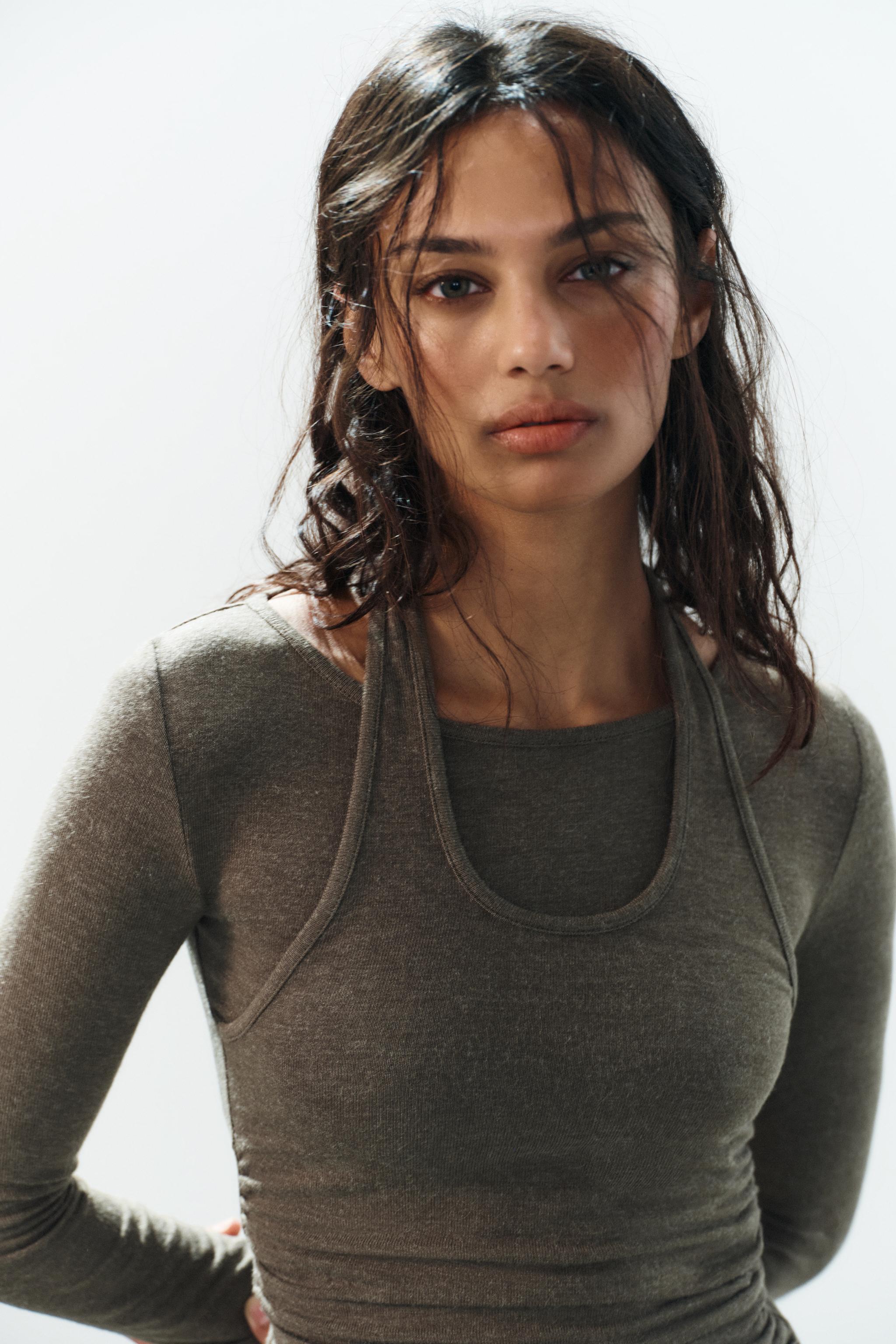 Double Halter Top by Zara