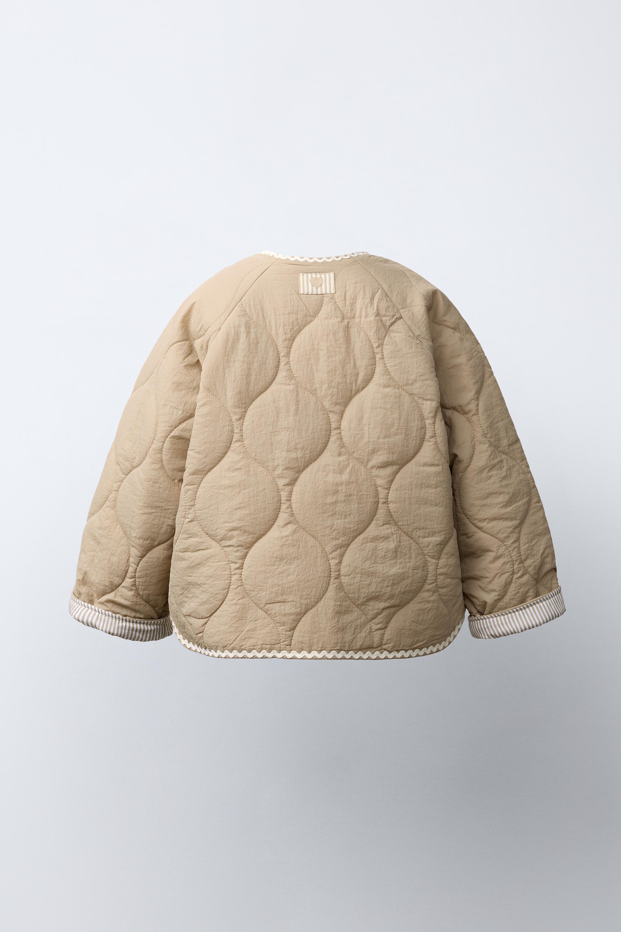 ハート柄パフジャケット - きつね色 | ZARA Japan / 日本