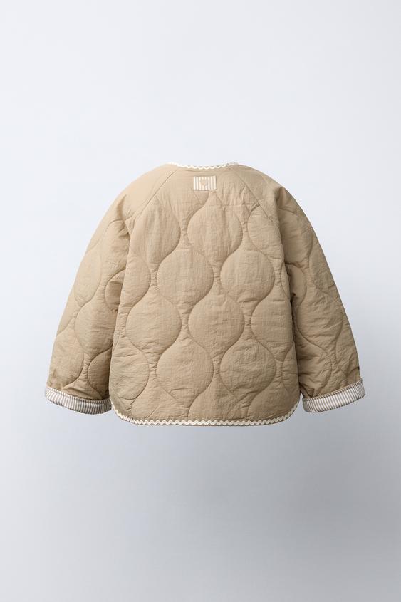 VESTE MATELASSÉE CŒURS - brun de Zara - Image 3
