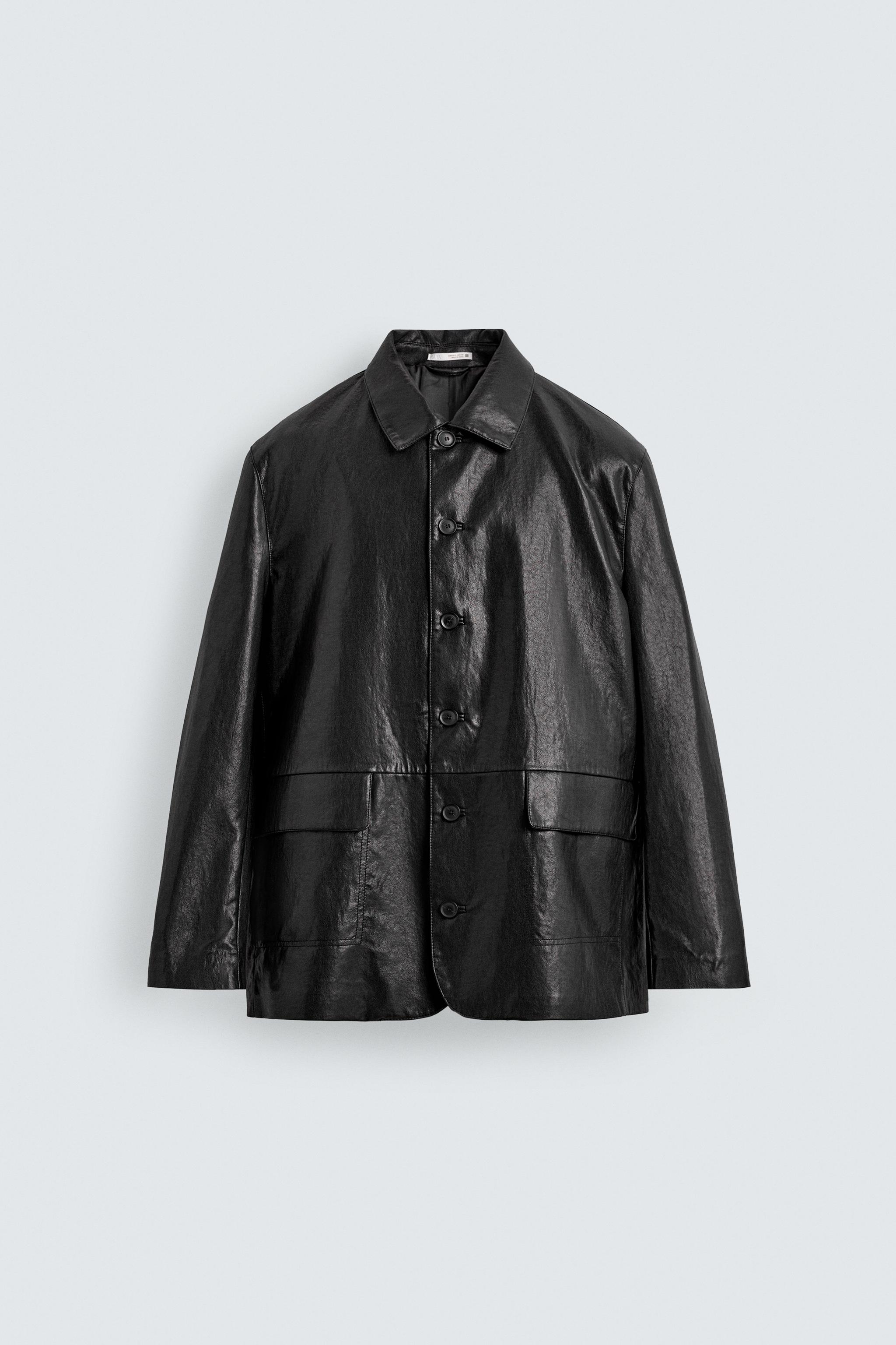 SURCHEMISE RELAXED FIT MATIÈRE SYNTHÉTIQUE