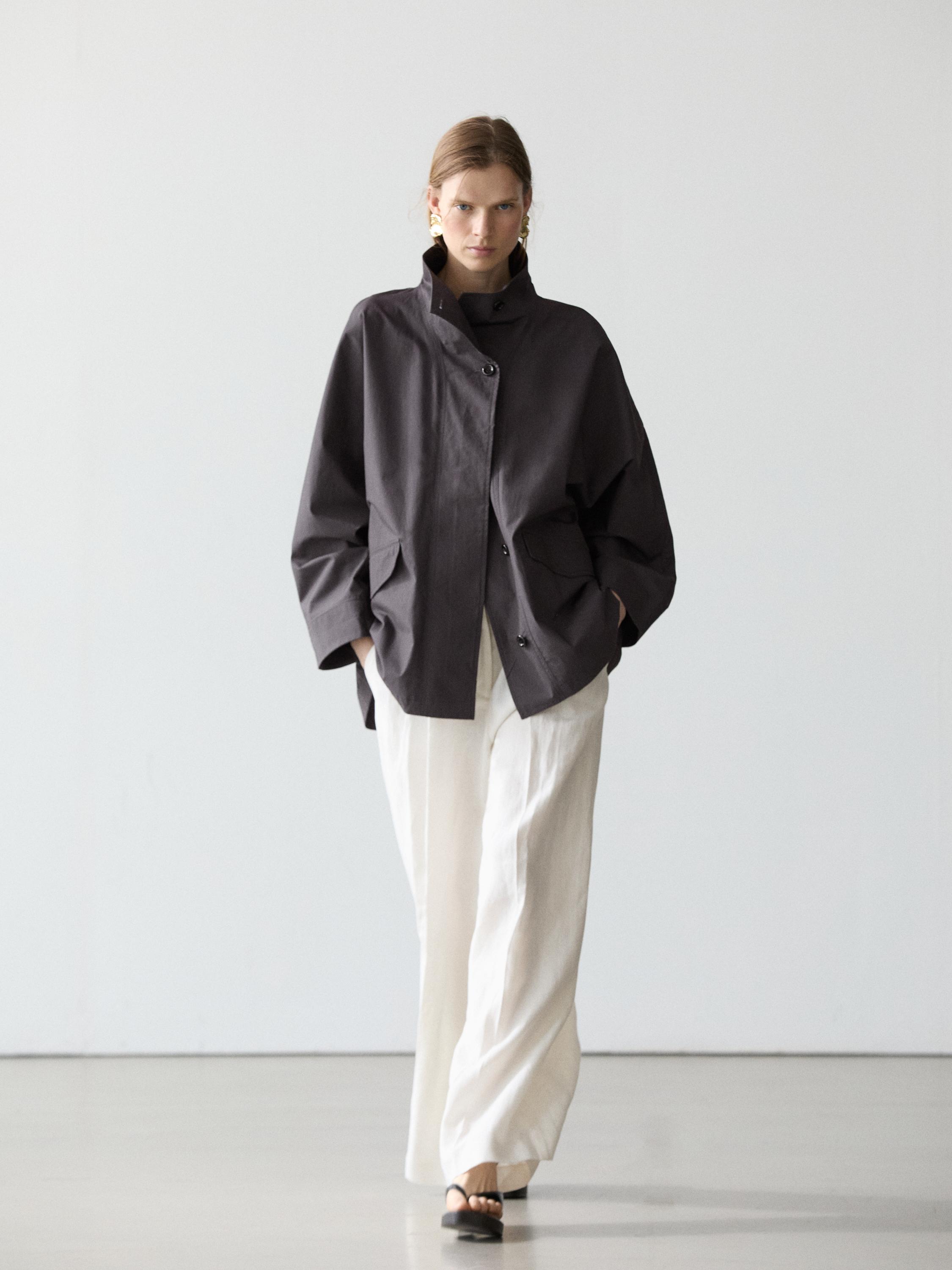 Veste courte en coton