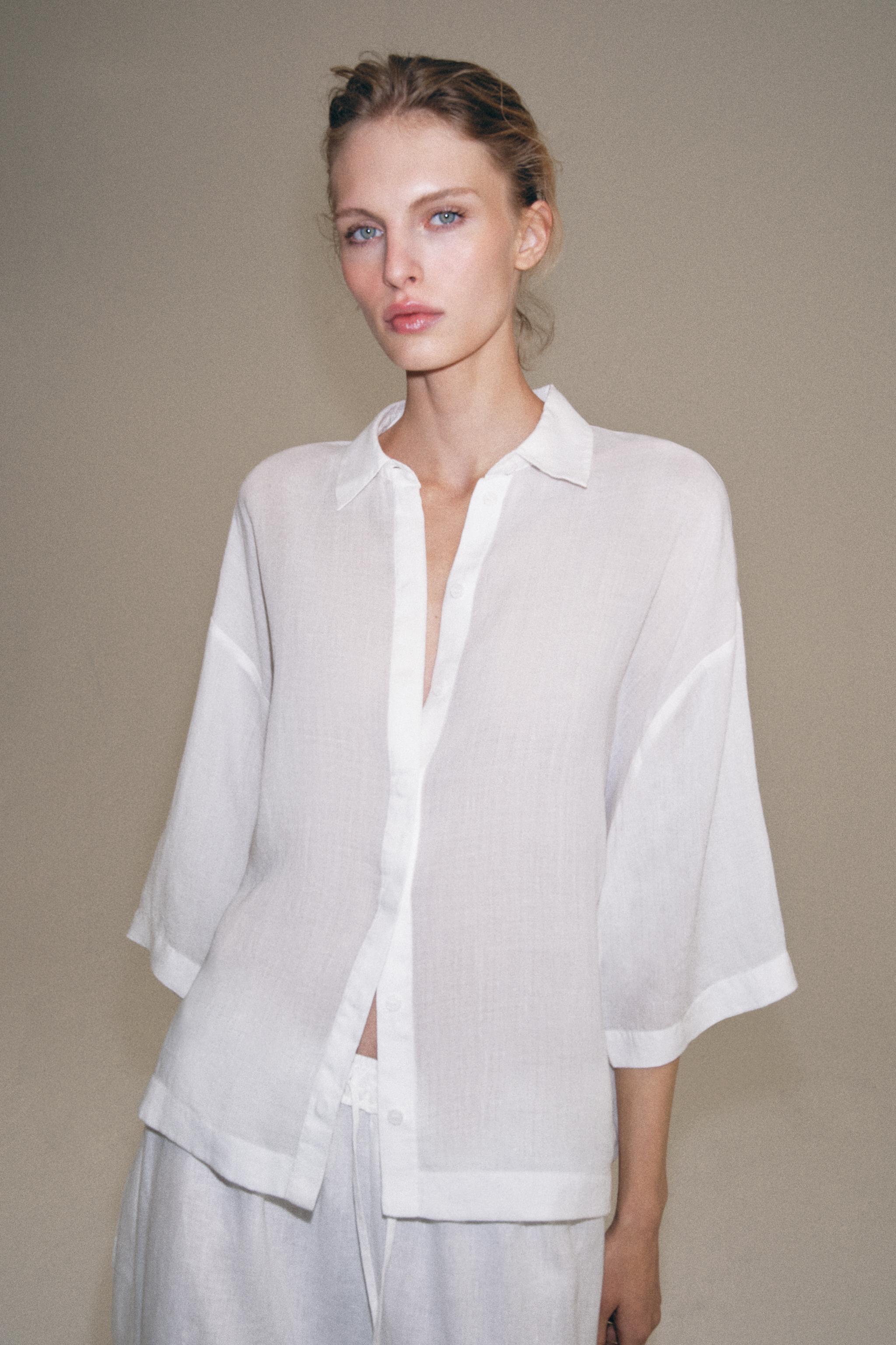 ZW COLLECTION YIRTMAÇLI KETEN PANTOLON