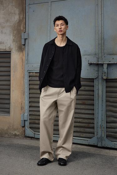 Zara 飄逸寬鬆版襯衫 - 黑色