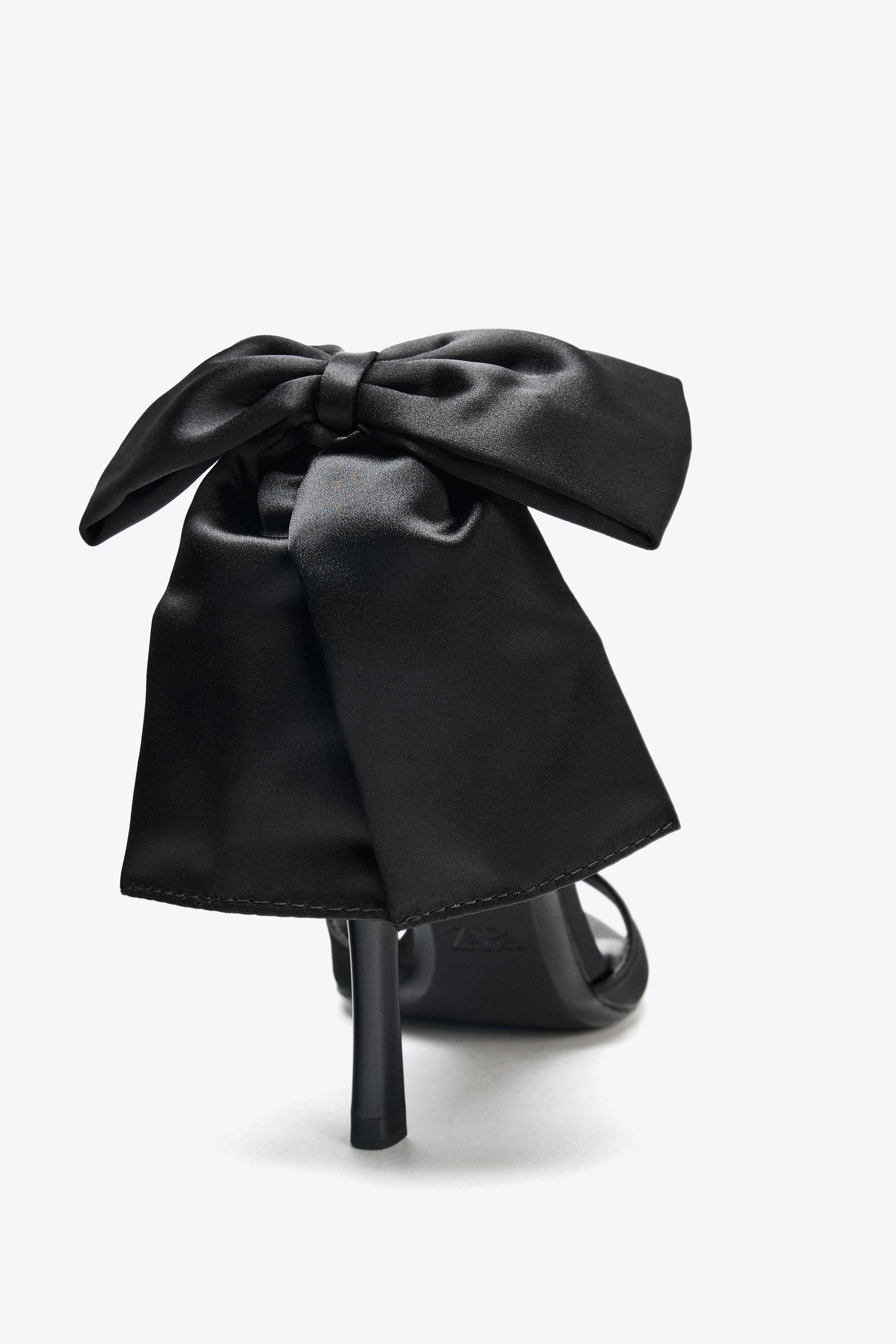 マキシリボンヒールサンダル - ウォーターグリーン | ZARA Japan