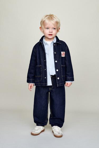 BAGGY DENIM TROUSERS - Indigo by Zara