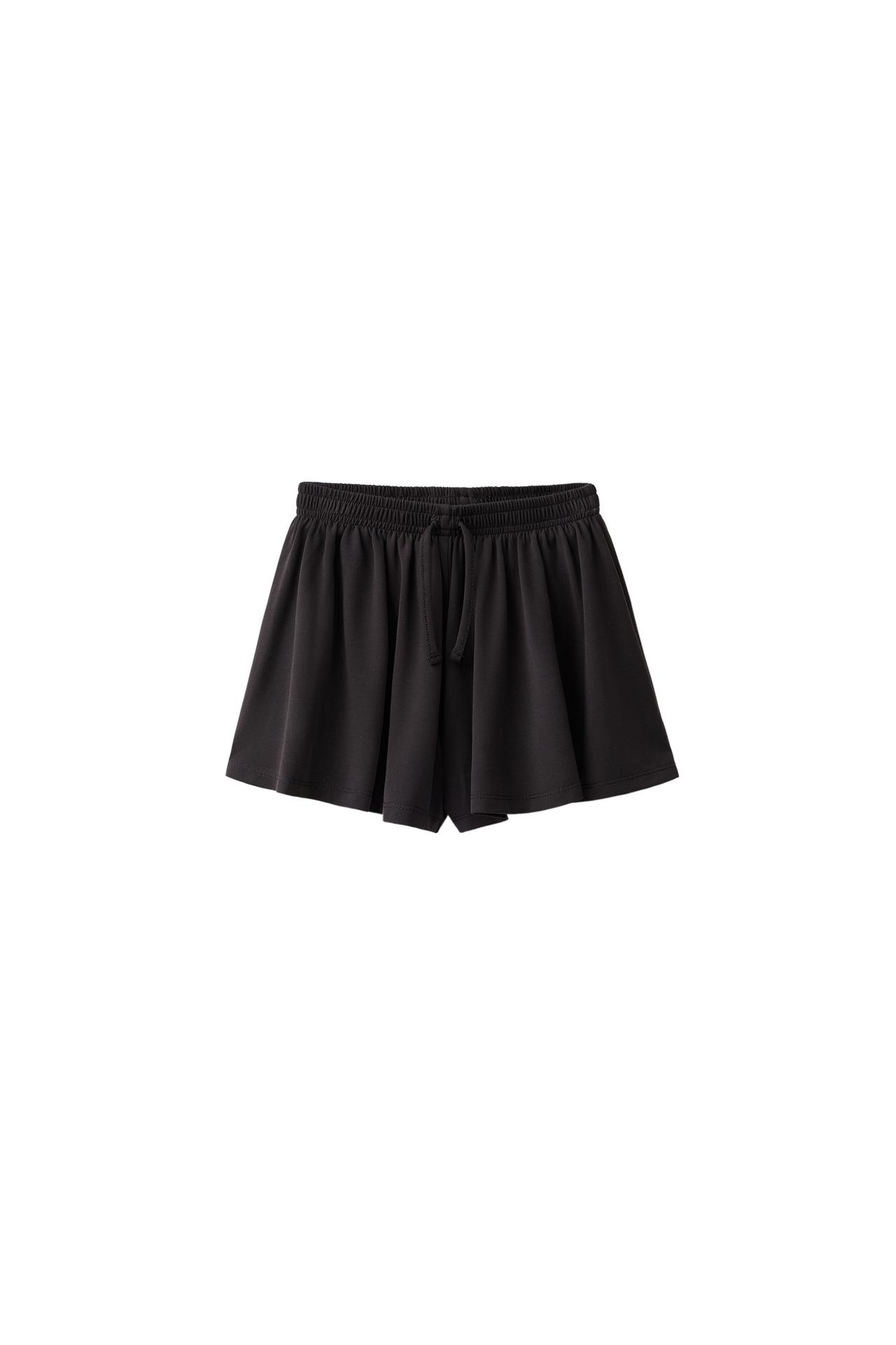SPORTY FLOWY MODAL SHORTS — Anthracite grey