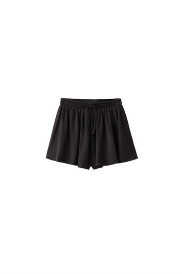 FLOWING GYM BERMUDA SHORTS - Anthracite grey by Zara