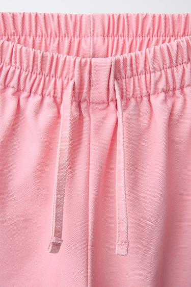 SISSEL EDELBO X ZARA KIDS EMBROIDERED BAGGY TROUSERS - Pink by Zara - Image 2