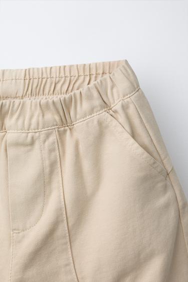 SOFT BALLOON TROUSERS - Light beige by Zara - Image 2