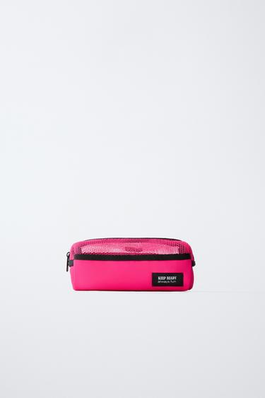 SCHOOL MESH PENCIL CASE - Pink by Zara - Image 0