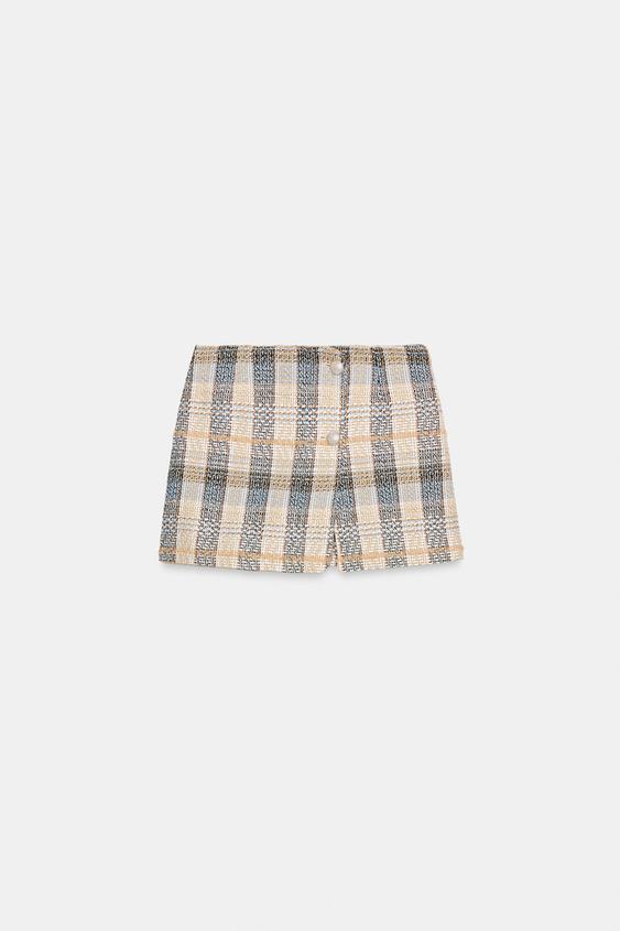 CHECK SKORT - Multicoloured by Zara - Image 0