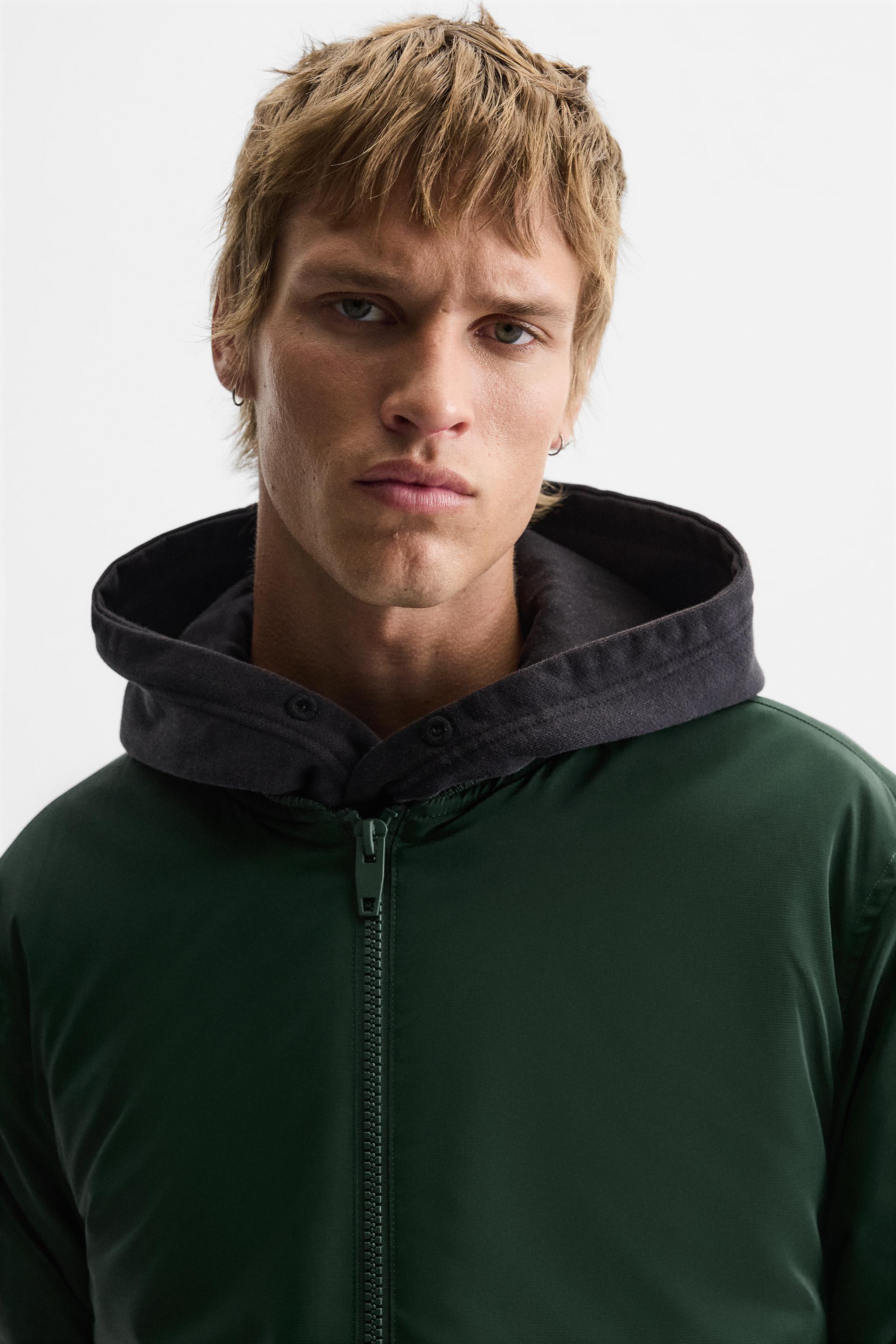 キルティングボンバージャケット - グレー | ZARA Japan / 日本