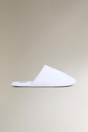TERRY SLIPPERS - White by Zara