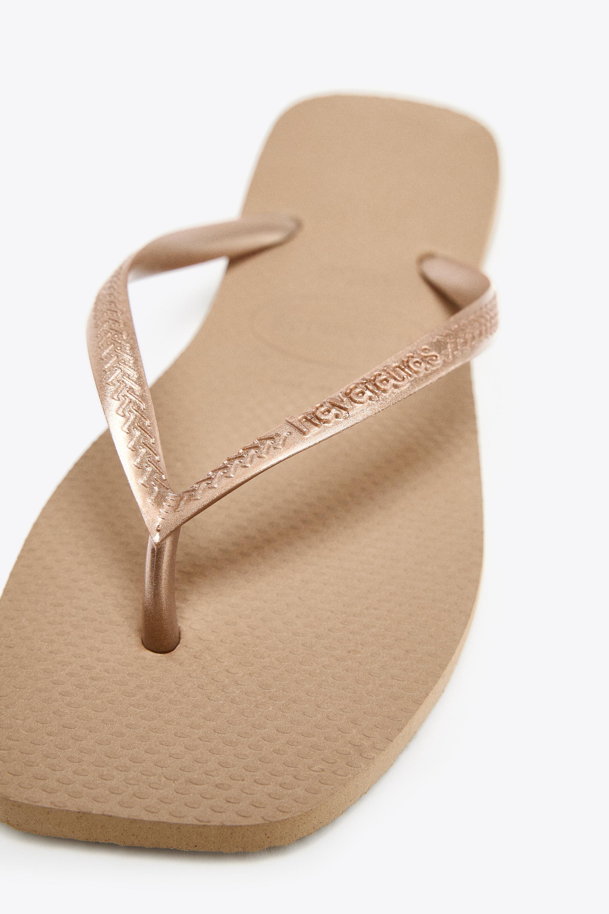 ZARA HAVAIANAS x ZARA サンダル 5950/510 HAVAIANAS ® x ZARA サンダル - ブラウン | ZARA Japan / 日本