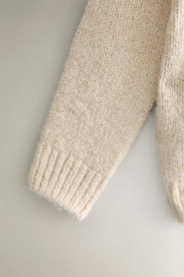 PULL ENFANT LETTRE U - Blanc cassé de Zara - Image 2