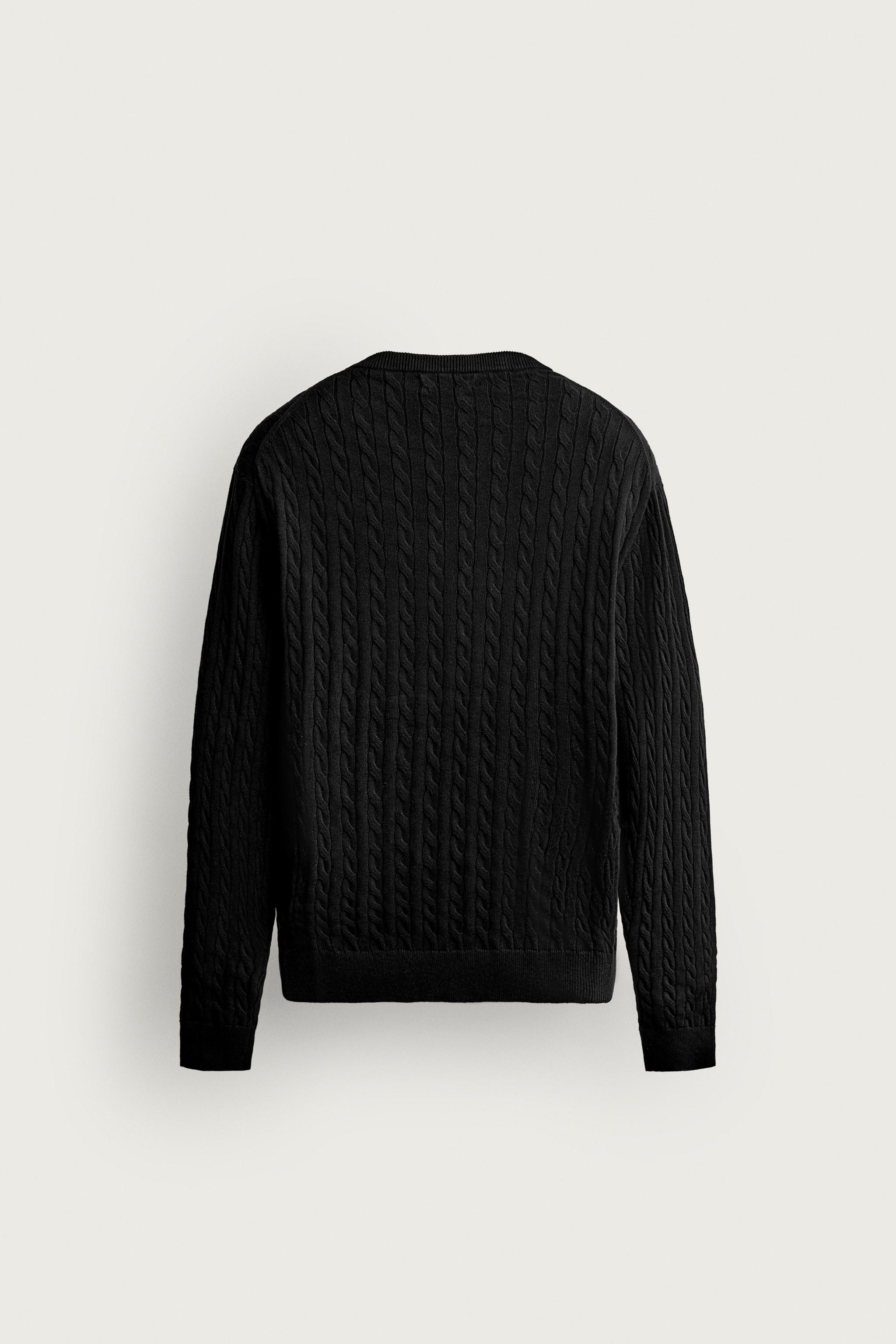 100% COTTON CABLE KNIT JUMPER