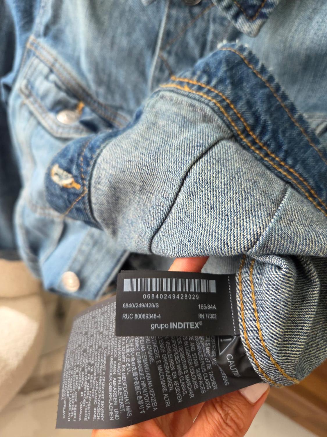 WASHED DENIM JACKET ZW COLLECTION - Image 3