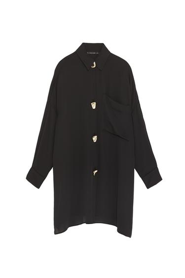 LONG BUTTONED SHIRT