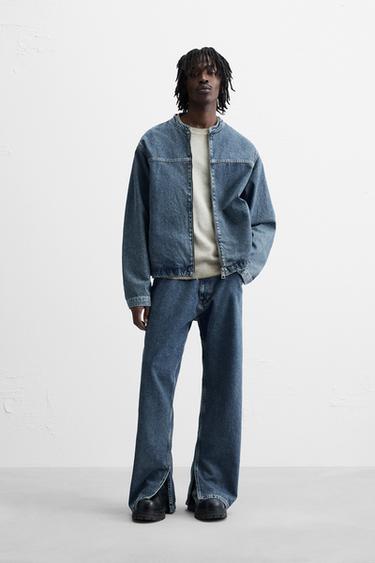 ДЖИНСЫ BAGGY FIT С РАЗРЕЗАМИ — СИНИЙ от Zara — изображение 0
