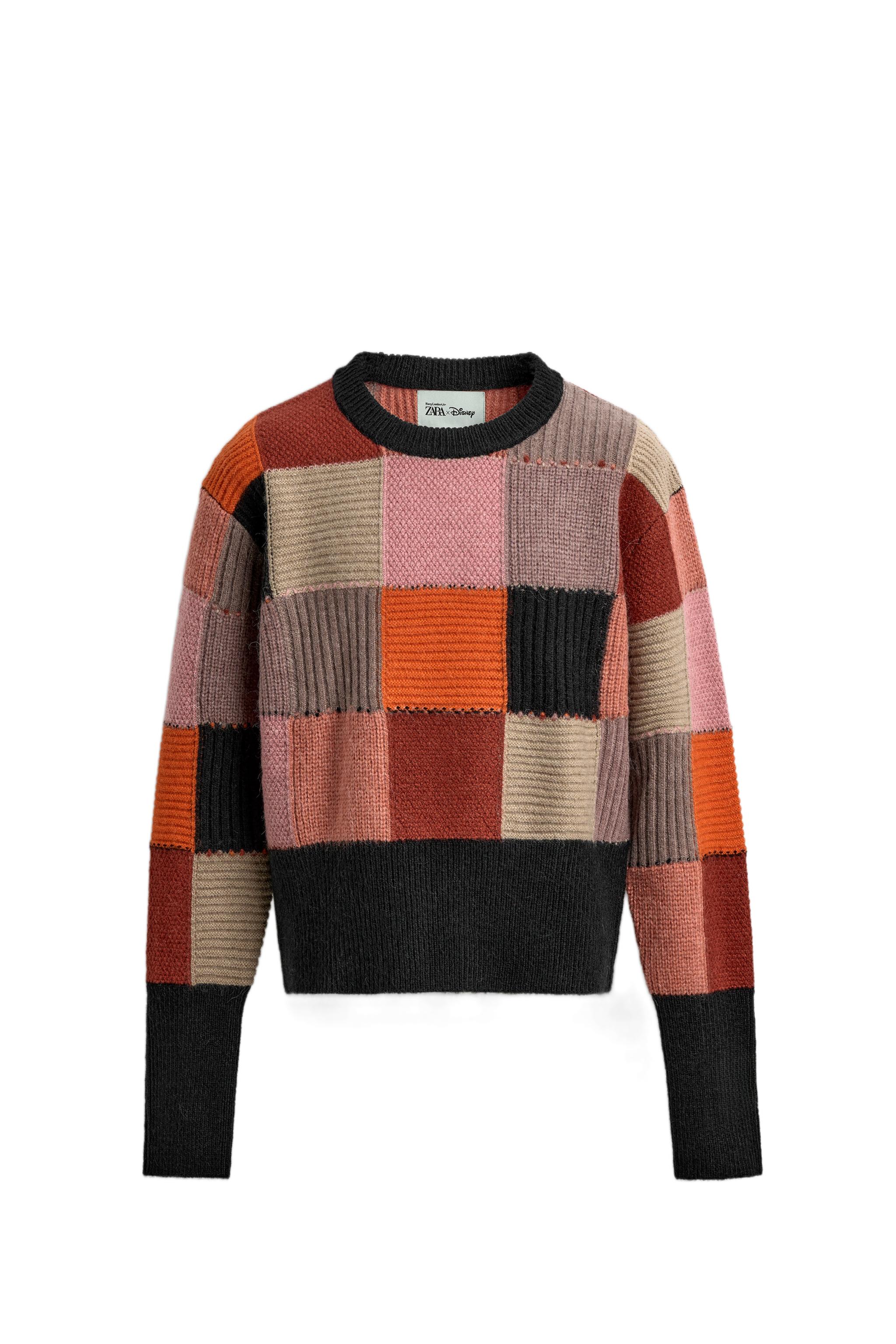 HARRY LAMBERT FOR ZARA X DISNEY パッチワークセーター - パウダー