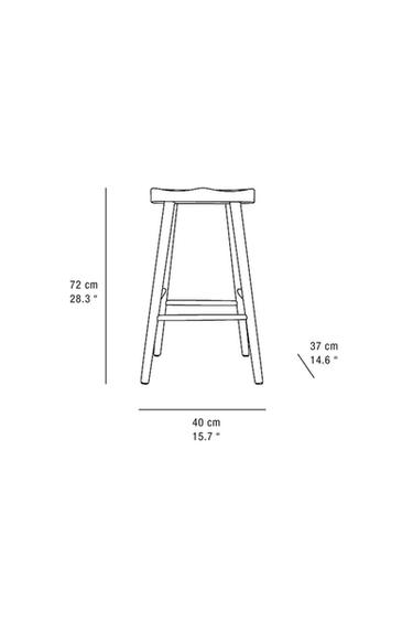 TABOURET DE BAR FRÊNE - Marron de Zara - Image 6