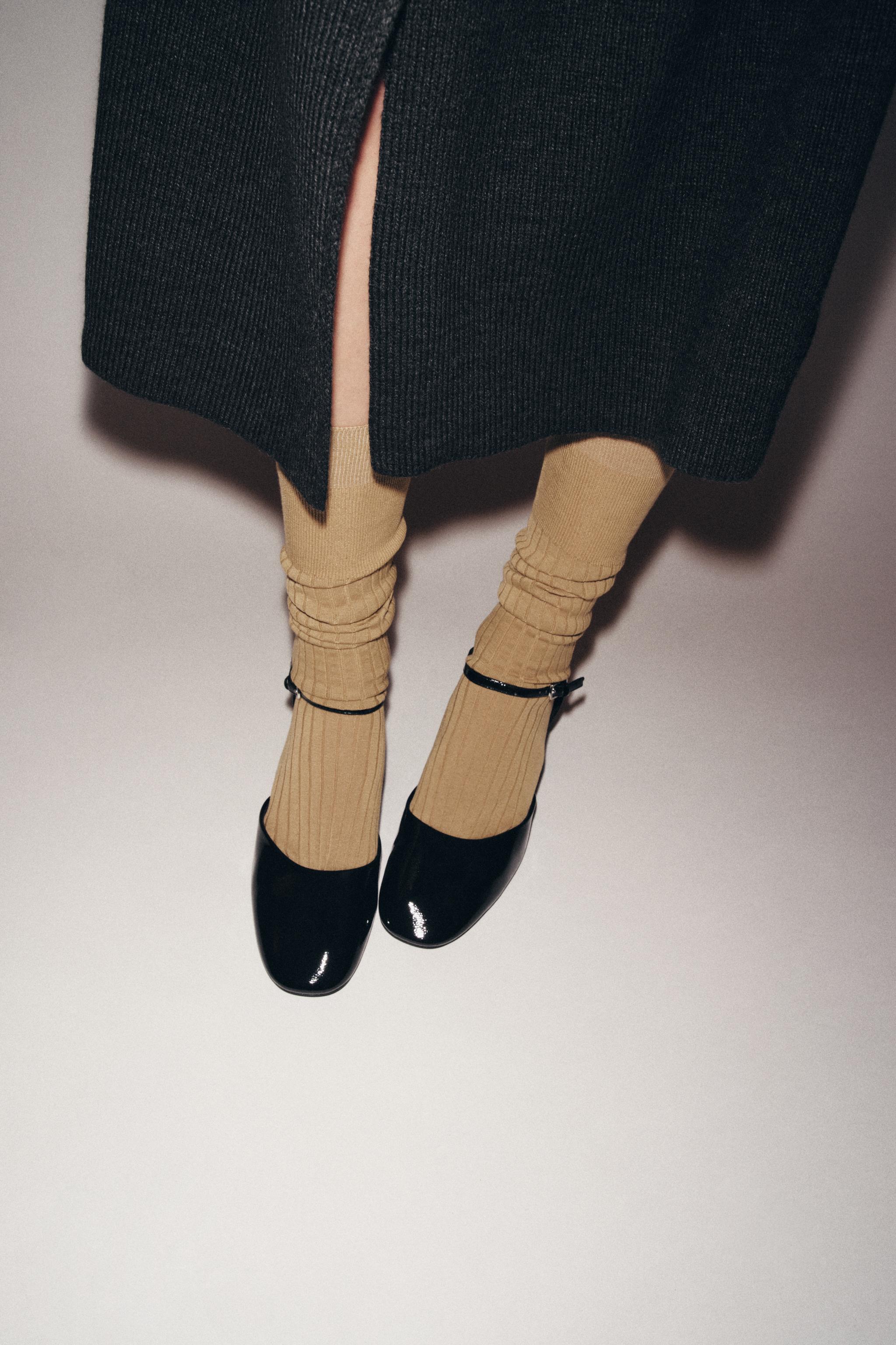Jane PATENT FINISH MARY JANES - Black | ZARA United States