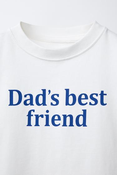 SLOGAN PRINT T-SHIRT - White by Zara - Image 2