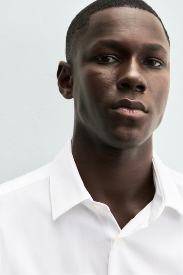 REGULAR FIT SHIRT - White by Zara - Image 5