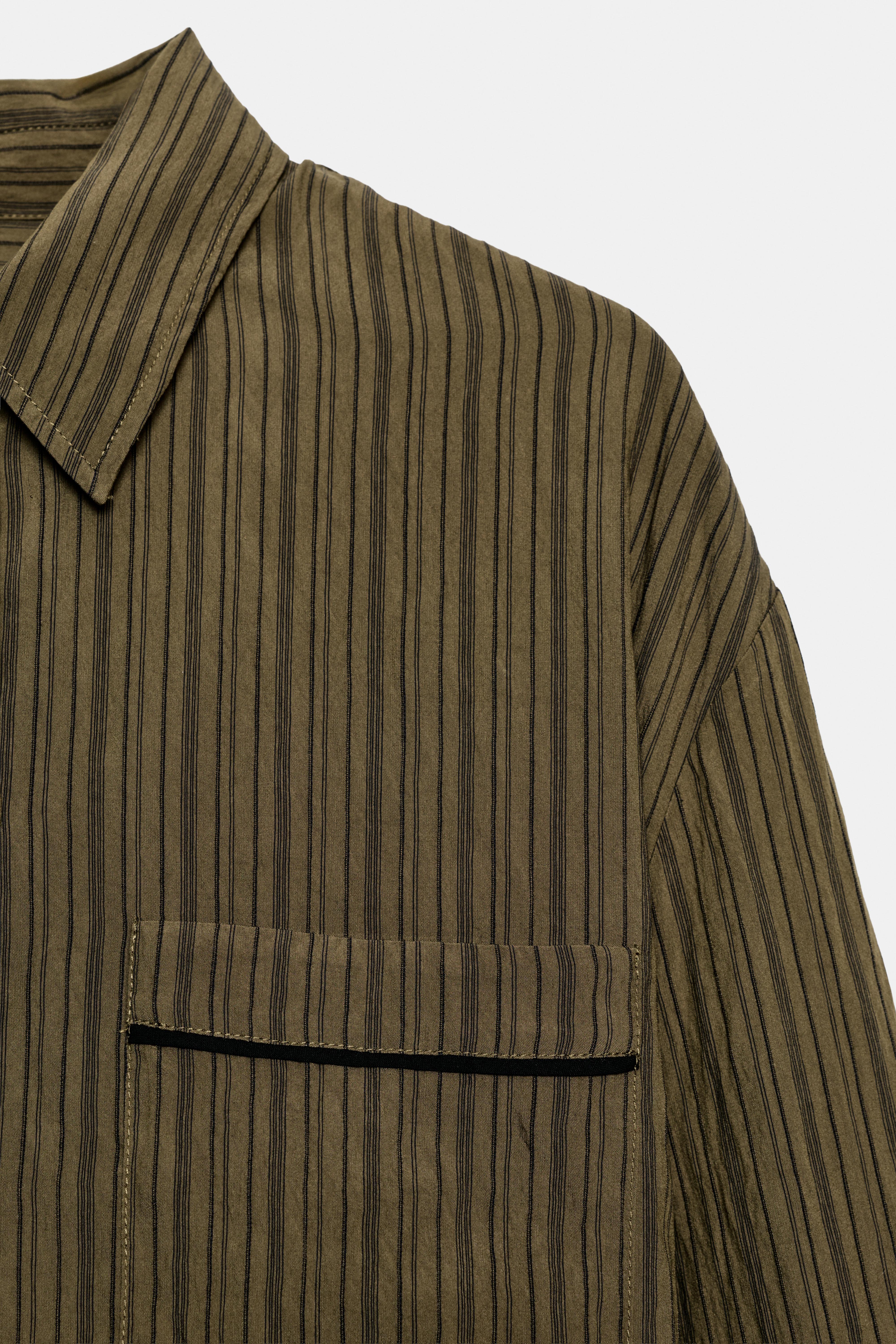 ZW COLLECTION FLOWY STRIPED SHIRT