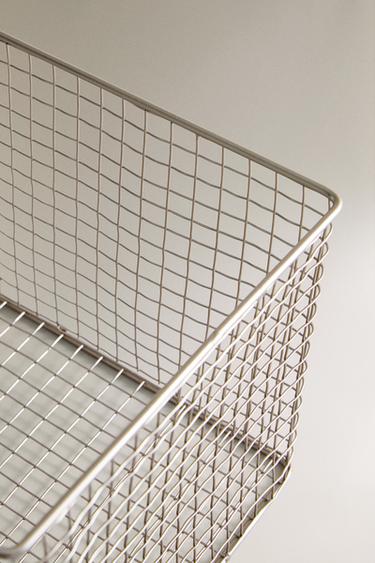 CORBEILLE MÉTALLIQUE - Gris de Zara - Image 2