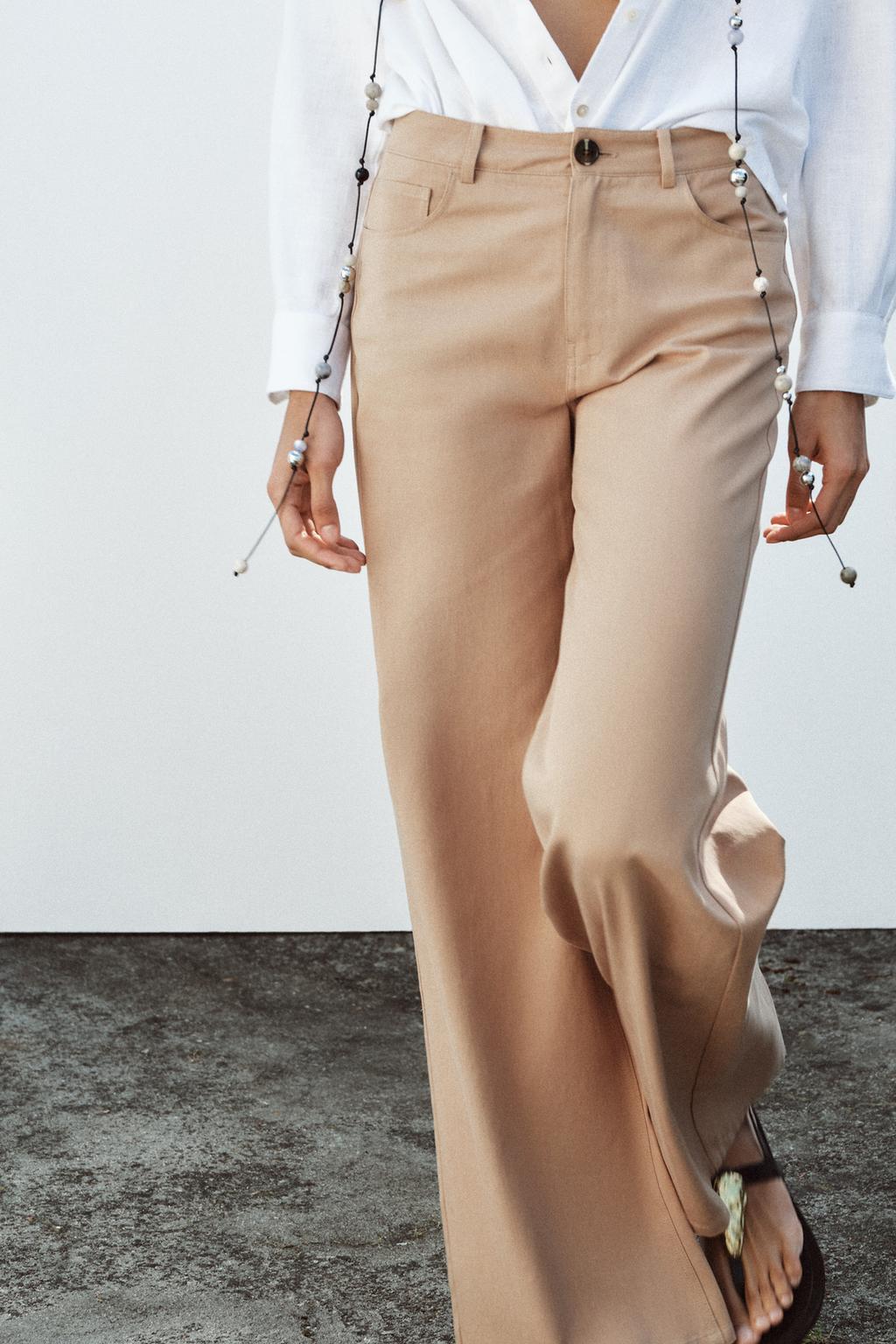 HIGH WAIST WIDE LEG PANTS