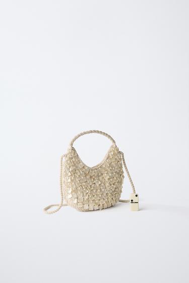 SAC BANDOULIÈRE DÉCORS - Blanc écru de Zara - Image 5