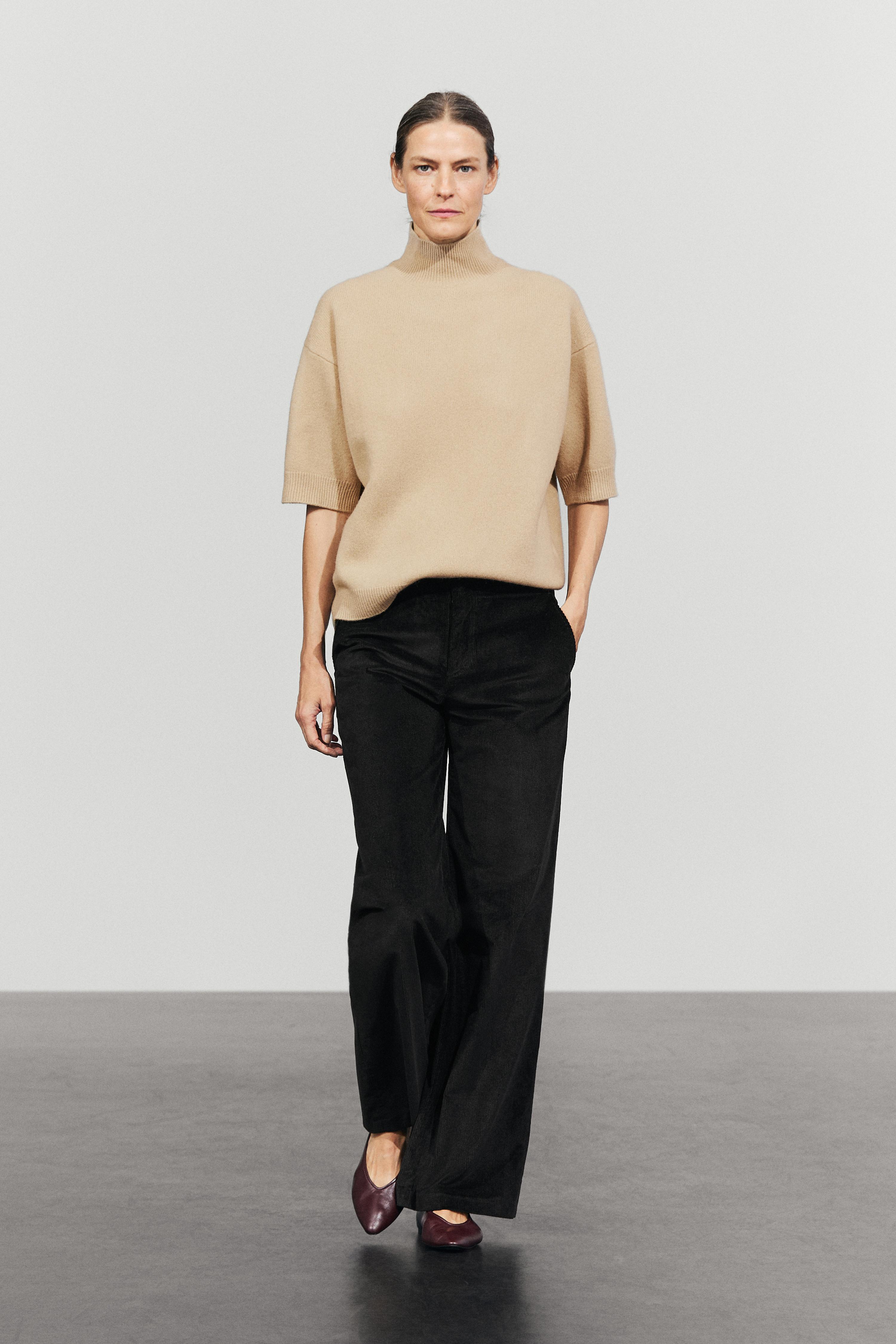 Palazzo corduroy pants