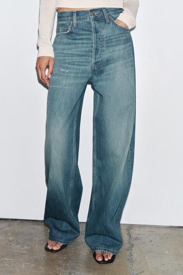 JEANS ZW COLLECTION RELAXED MID-WAIST - Blue by Zara - Image 5